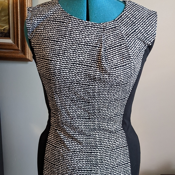 Loft Back and White Business Casual Dress - SP - Picture 7 of 10